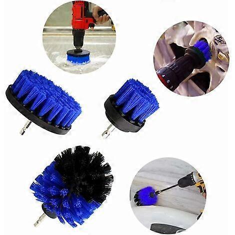 3pcs Drill Cleaning Brush Set for Tile, Kitchen & Toilet V1263-JX-5319