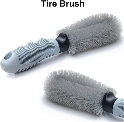 2pcs Wheel Cleaning Brush Set for Car, Tire & Motorcycle Rims V1263-JX-5326