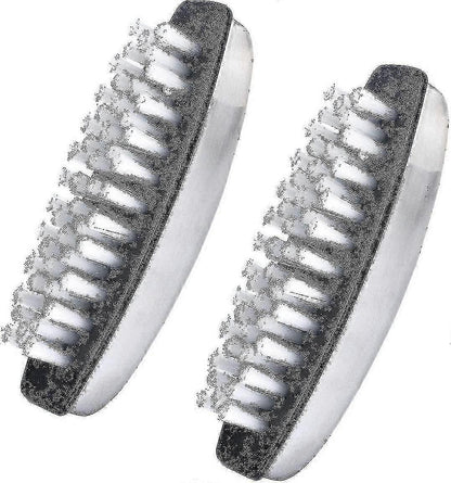 2pcs Fingernail Bristle Cleaning Brushes, Hand Massage Scrub V1263-JX-5328