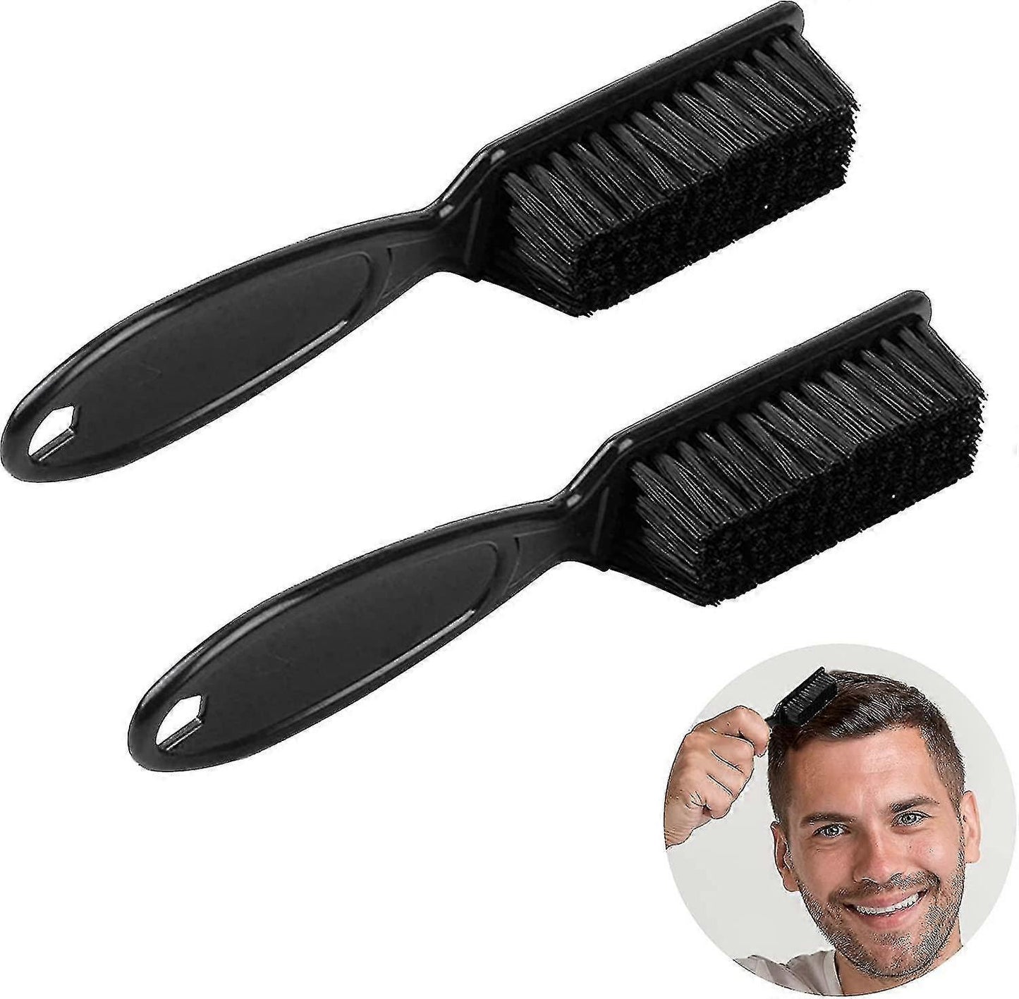 Barber Fade Brush, Clipper Blade Cleaning Nylon Brush V1263-JX-5331