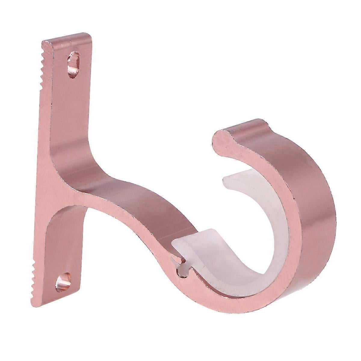 2pcs Ceiling Curtain Rod Brackets, Double Rod Holders & Hooks V1263-JX-5338