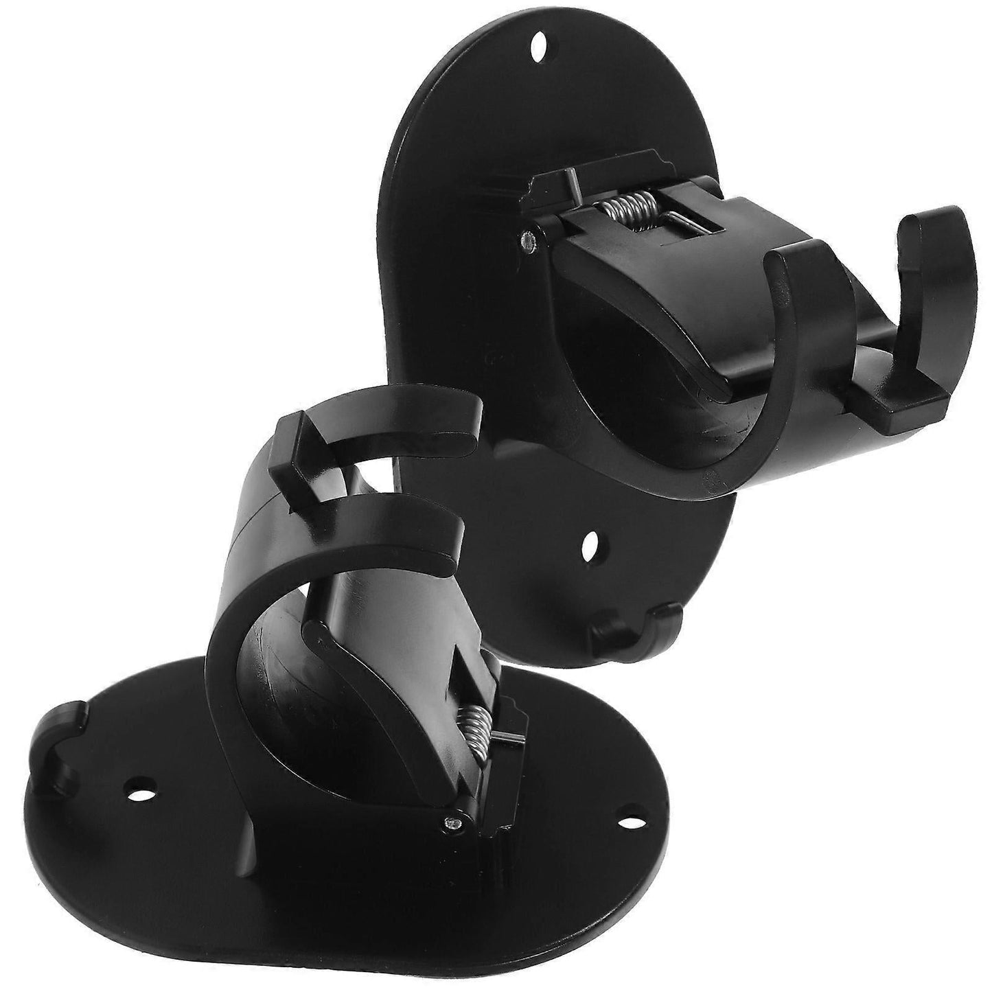 2pcs No-Drill Curtain Rod Brackets, Easy Clip Holders for Rods V1263-JX-5340