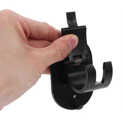 2pcs No-Drill Curtain Rod Brackets, Easy Clip Holders for Rods V1263-JX-5340