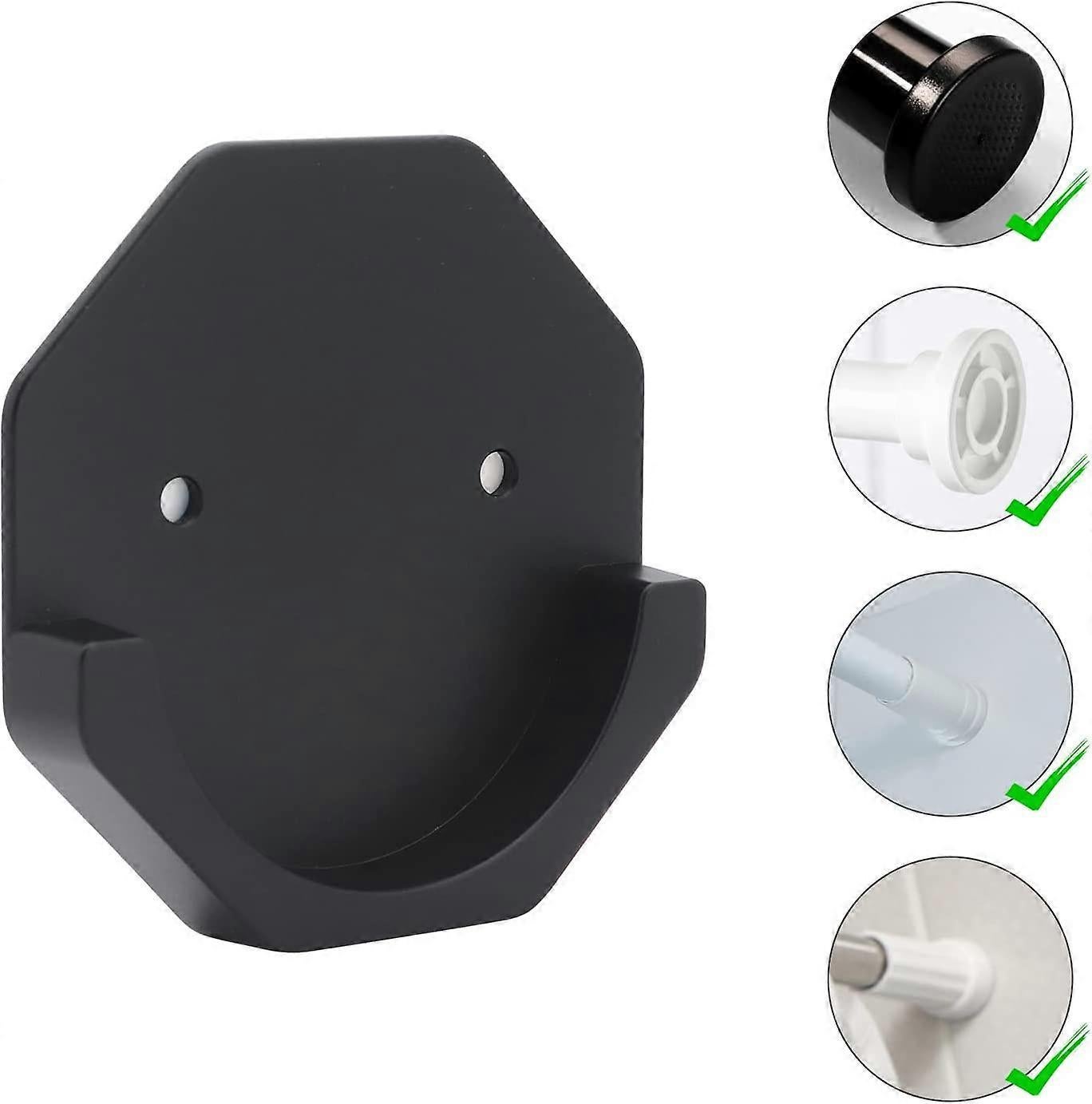 2pcs Curtain Rod Holders, No-Drill Hooks for Curtain Rods V1263-JX-5342