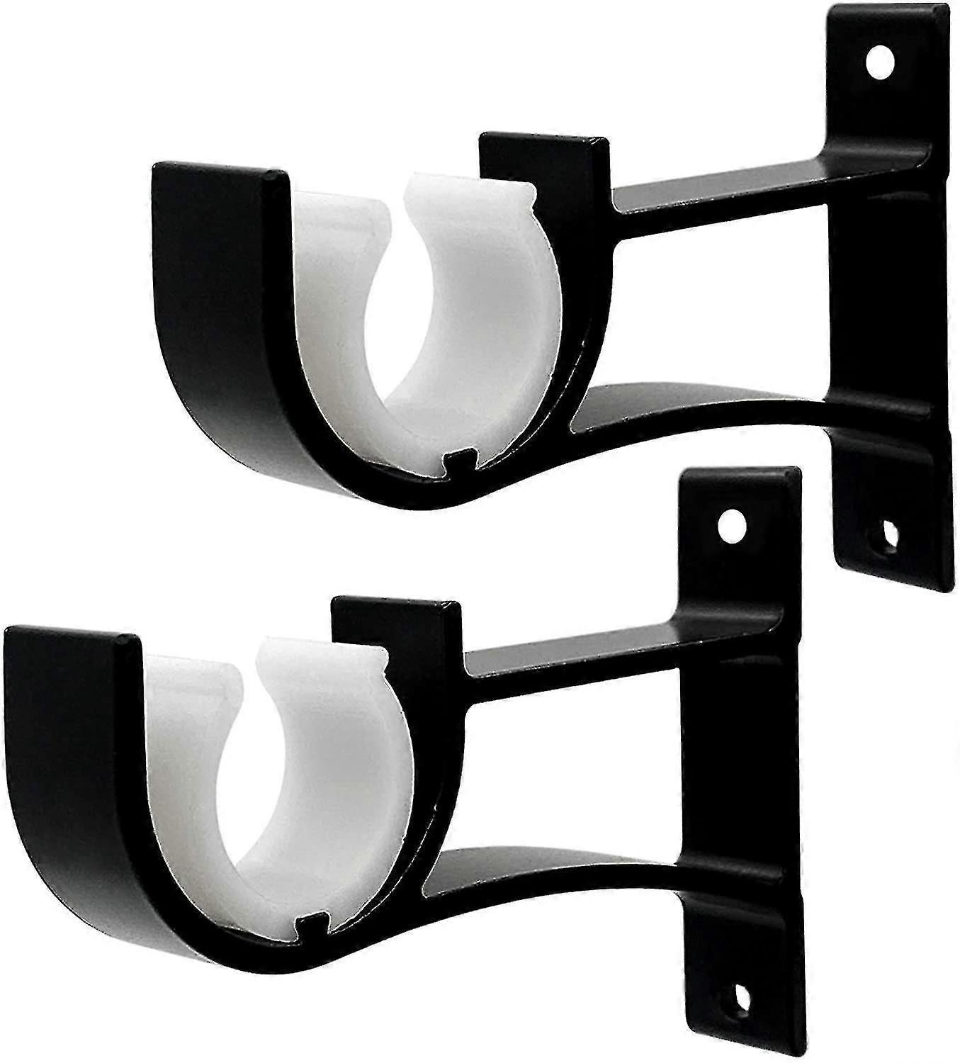 2pcs Small Curtain Rod Brackets, Curtain Rod Holders V1263-JX-5344