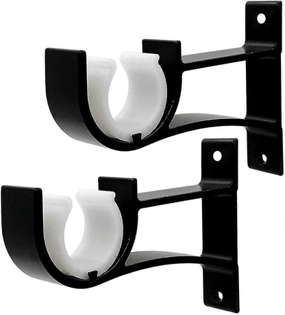2pcs Small Curtain Rod Brackets, Curtain Rod Holders V1263-JX-5344