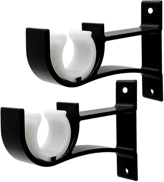 2pcs Small Curtain Rod Brackets, Curtain Rod Holders V1263-JX-5344