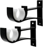 2pcs Small Curtain Rod Brackets, Curtain Rod Holders V1263-JX-5344