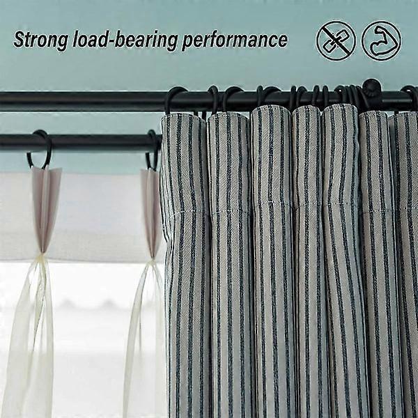 Curtain Rods with Metal Hanging Rings, Window Curtain Hardware V1263-JX-5346