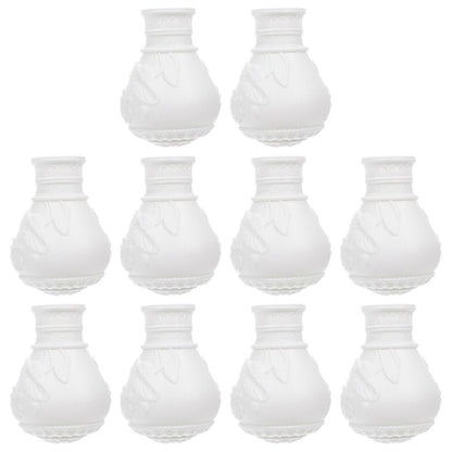 10pcs Curtain Rod End Stoppers, Sealing Plugs for Shower Rods V1263-JX-5349