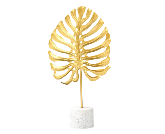 Iron Monstera Leaf Ornament Photo Prop Living Room Desktop TV Cabinet Decoration- S V1263-JX-535