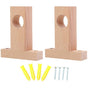 2pcs Curtain Hooks & Wall Brackets, Rod Socket Hangers V1263-JX-5352