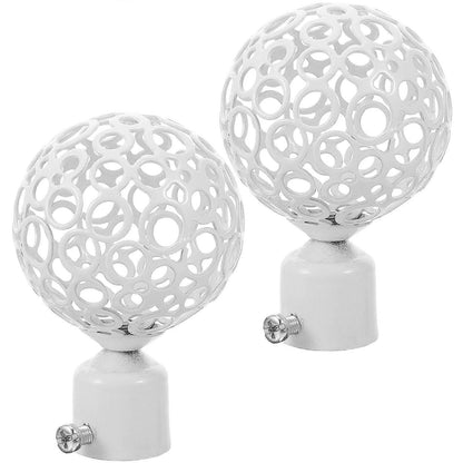 2pcs Curtain Rod End Caps, Decorative Window Finials V1263-JX-5354