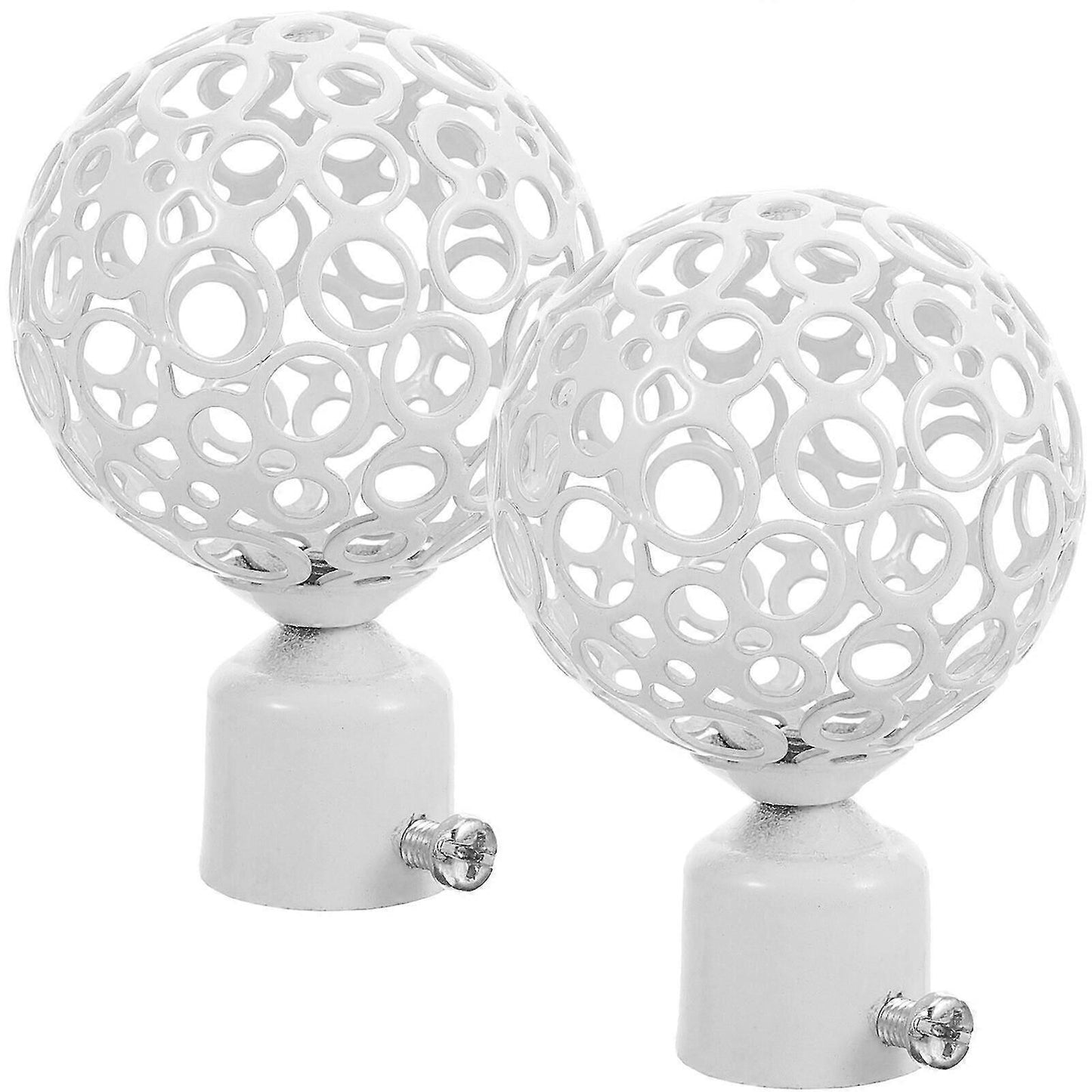 2pcs Curtain Rod End Caps, Decorative Window Finials V1263-JX-5354
