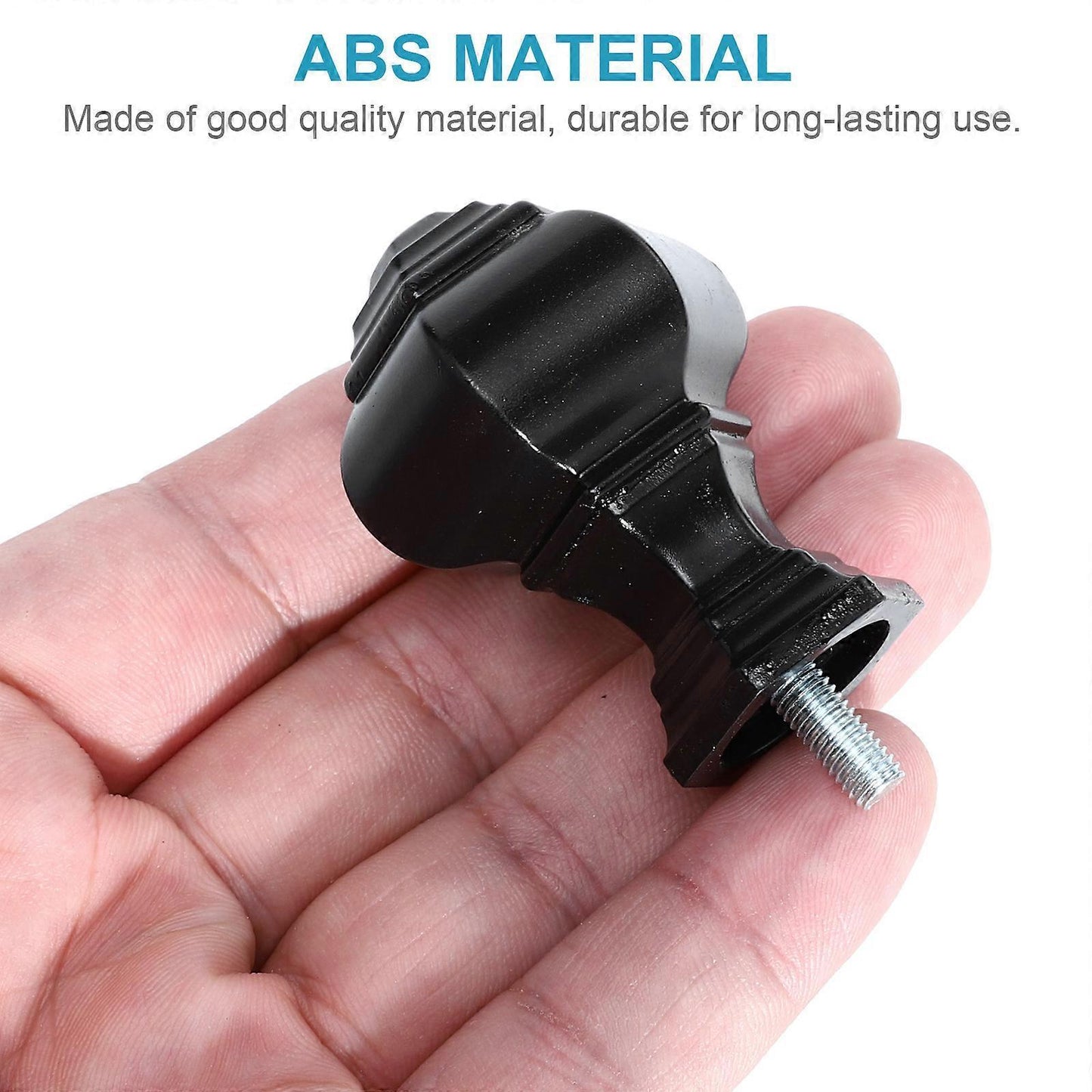 2pcs Curtain Rod Decorative Ends, Swivel End Caps for Windows V1263-JX-5357