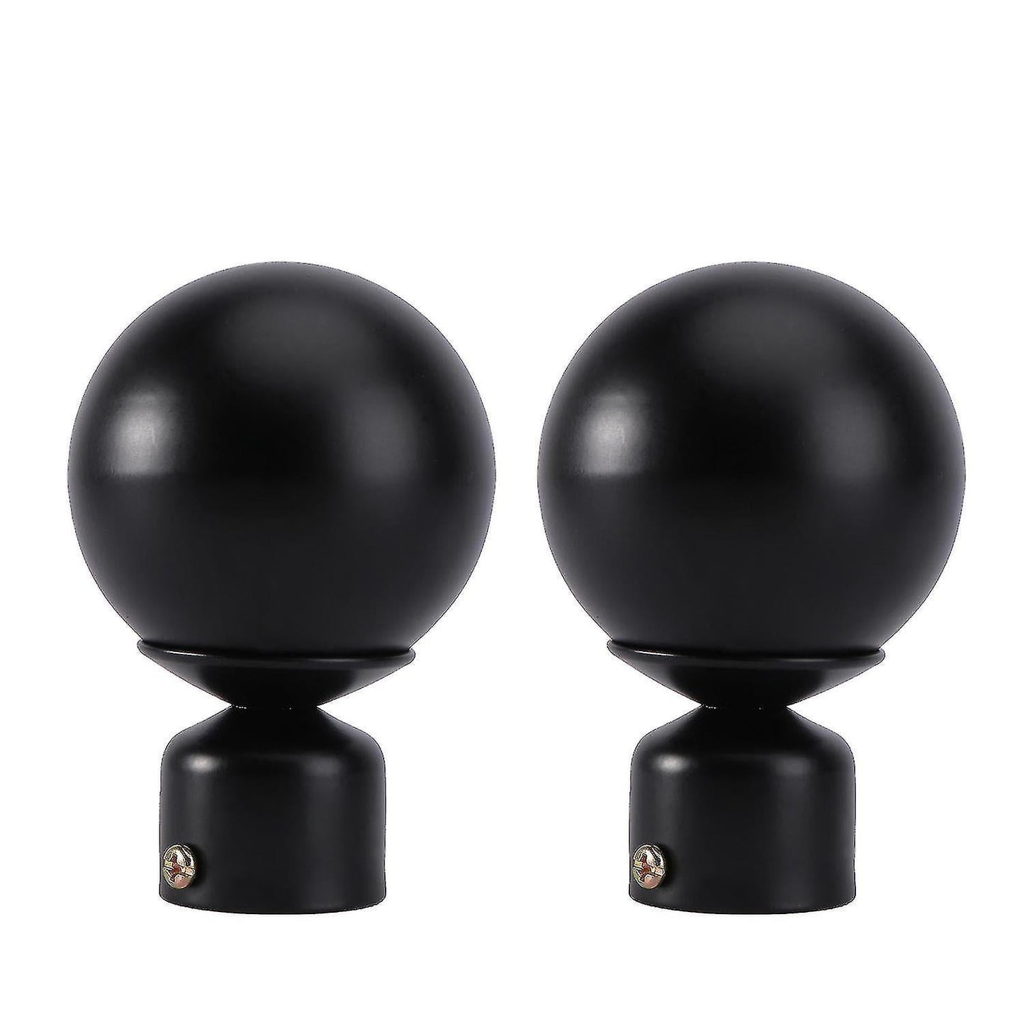2pcs Decorative Curtain Rod End Caps, Plug Style Rod Decor V1263-JX-5358