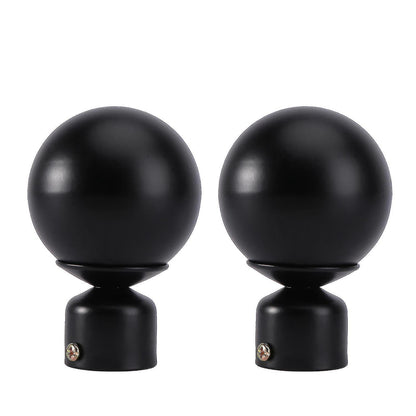 2pcs Decorative Curtain Rod End Caps, Plug Style Rod Decor V1263-JX-5358