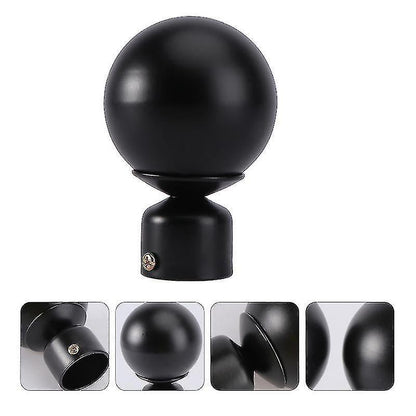 2pcs Decorative Curtain Rod End Caps, Plug Style Rod Decor V1263-JX-5358