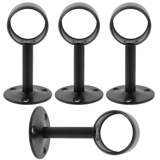4pcs Ceiling Curtain Rod Brackets, Stainless Steel Rod Holders V1263-JX-5360