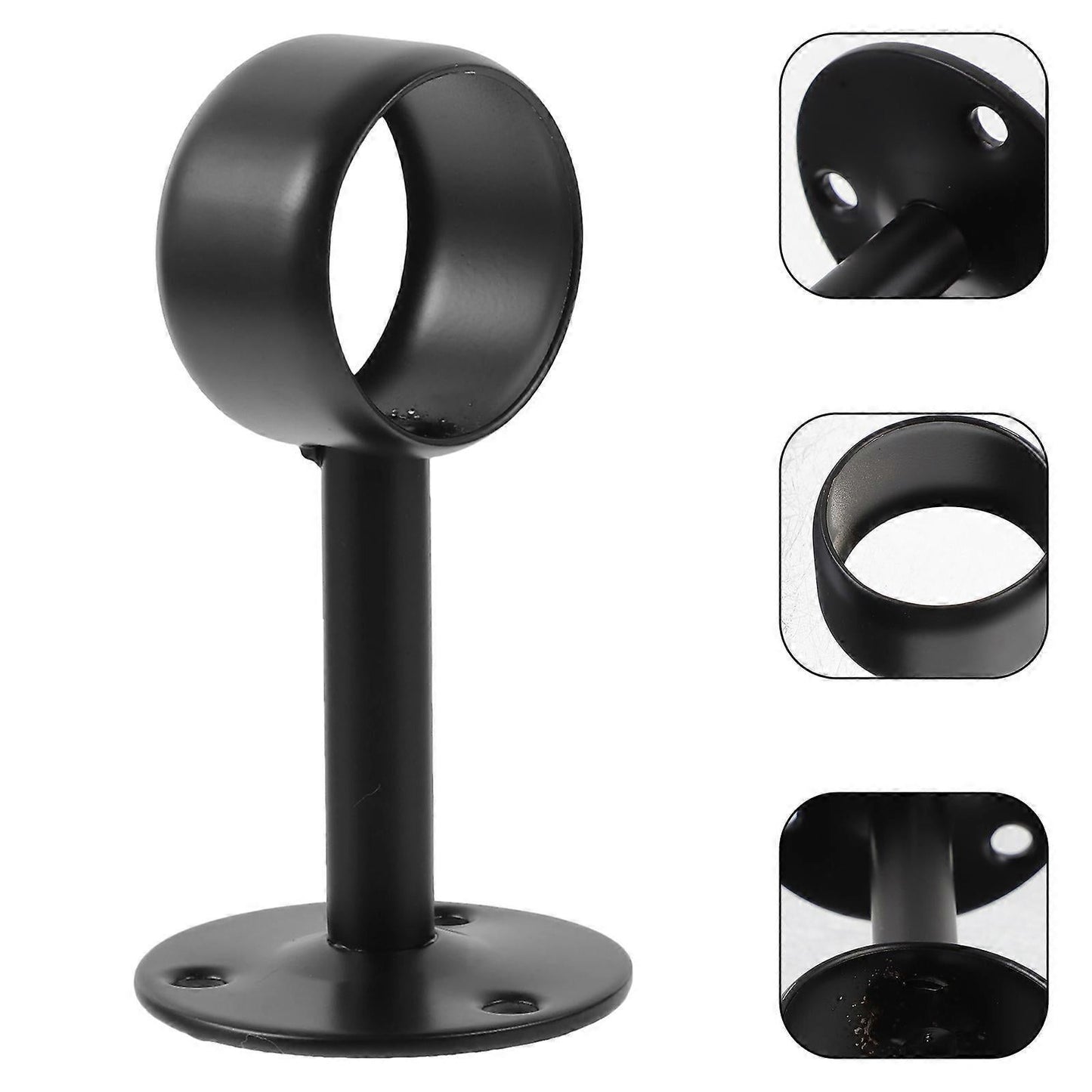 4pcs Ceiling Curtain Rod Brackets, Stainless Steel Rod Holders V1263-JX-5360