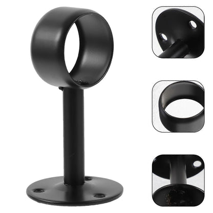 4pcs Ceiling Curtain Rod Brackets, Stainless Steel Rod Holders V1263-JX-5360