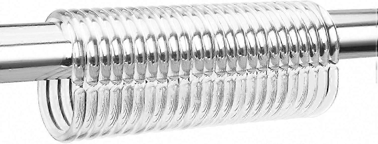 24pcs Plastic Shower Curtain Hooks Rings Bathroom Curtain Hooks V1263-JX-5366