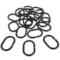 20pcs Plastic Shower Curtain Hooks Rings Curtain Hanger Hooks V1263-JX-5368