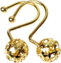 12pcs Gold Shower Curtain Hooks Rings Set Bathroom Curtain Hooks V1263-JX-5369