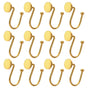 Metal Shower Curtain Hooks Heavy Duty Decorative Curtain Rod Hooks V1263-JX-5371