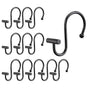 Rust-Proof Metal Shower Curtain Hooks Rings Decorative Bathroom Curtain Hooks V1263-JX-5373