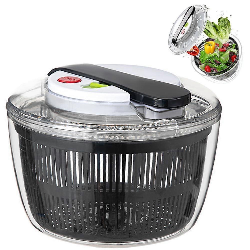 3L Salad Spinner with Lid, Small Vegetable and Fruit Washer & Dryer V1263-JX-5374