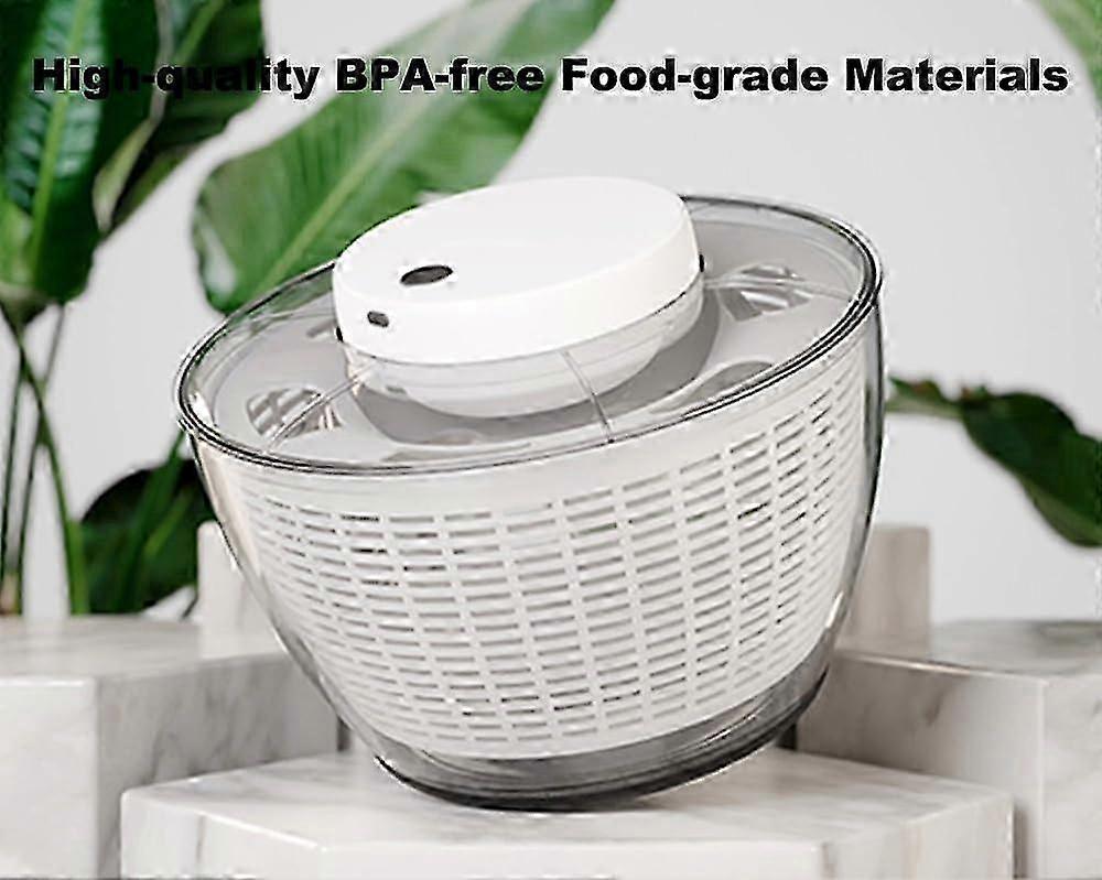 Electric Salad Spinner 4.5L, Rechargeable Large Lettuce Dryer V1263-JX-5377