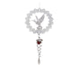 Metal Wind Spinner Rotating Animal Letter Pattern Hanging Pendant Home Ornament-#6 V1263-JX-538