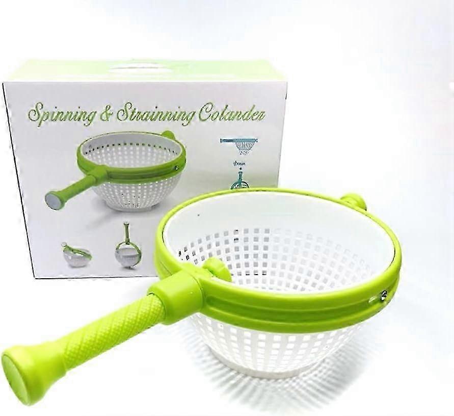 Collapsible Salad Spinner, 3 Quart Large Capacity Dryer V1263-JX-5380