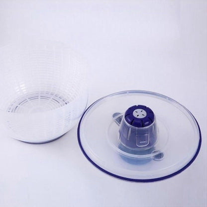 Salad Spinner with Strainer and Lid, Fruit and Vegetable Washer Dryer V1263-JX-5382