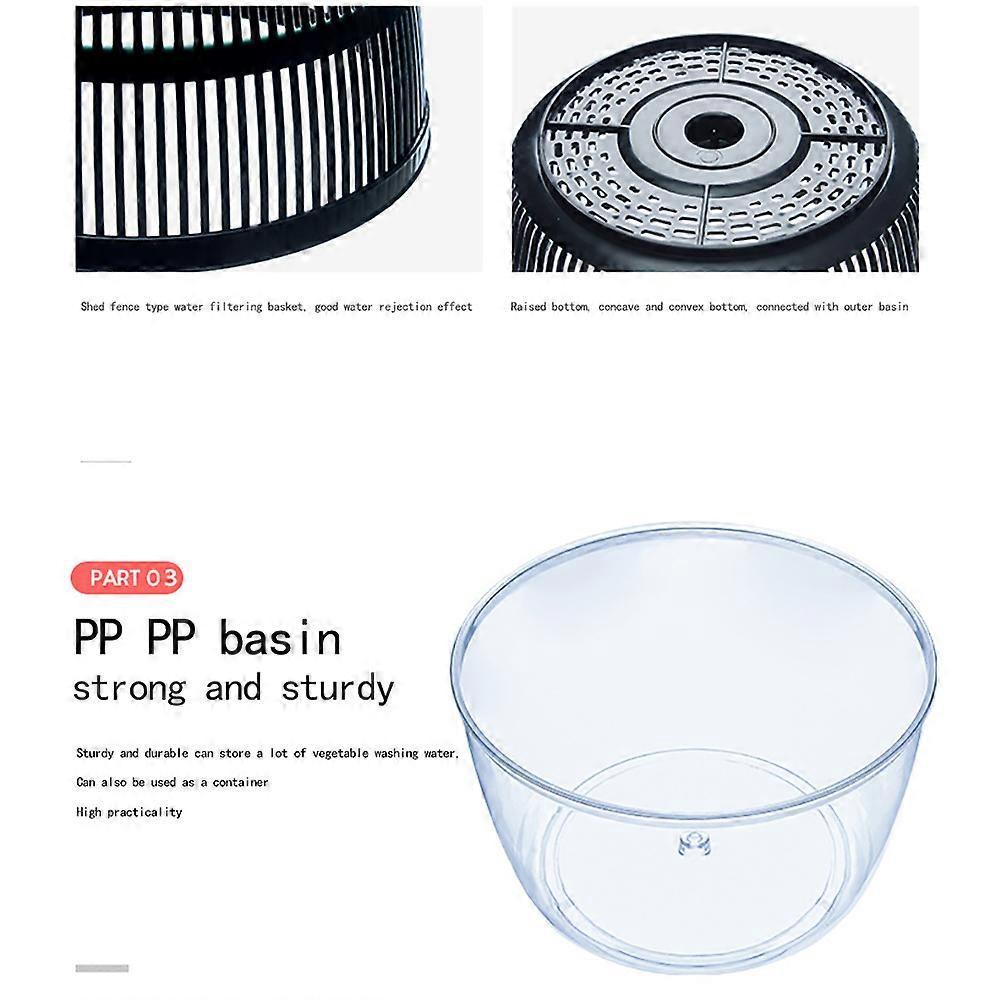 Large Salad Spinner Basket for Vegetables and Fruit V1263-JX-5384