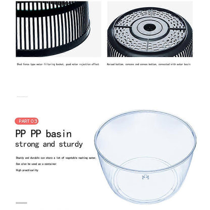 Large Salad Spinner Basket for Vegetables and Fruit V1263-JX-5384