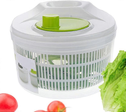 Foldable Salad Spinner with Cover, Veg & Fruit Washer Dryer, Small V1263-JX-5395