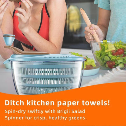 Salad Spinner Food Grade Lettuce Vegetable Washer Salad Dryer V1263-JX-5396