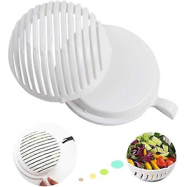 1pc Lettuce Cutter with Salad & Vegetable Spinner Kitchen Tool V1263-JX-5398