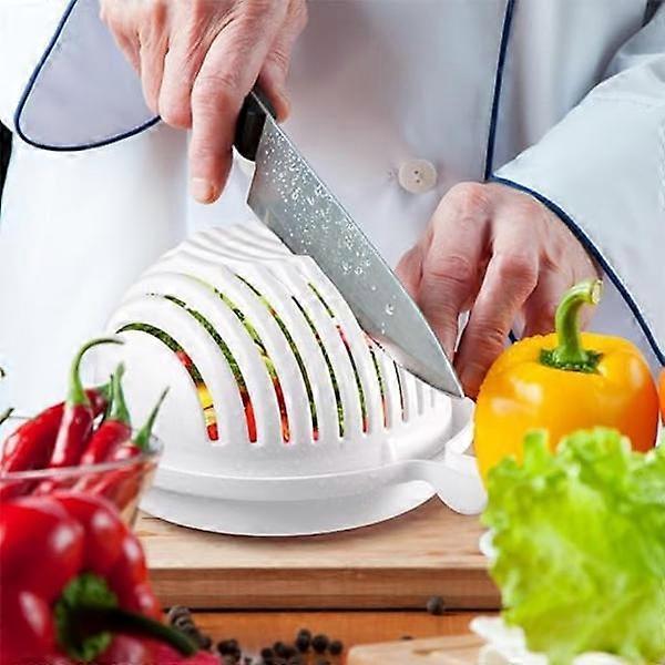1pc Lettuce Cutter with Salad & Vegetable Spinner Kitchen Tool V1263-JX-5398