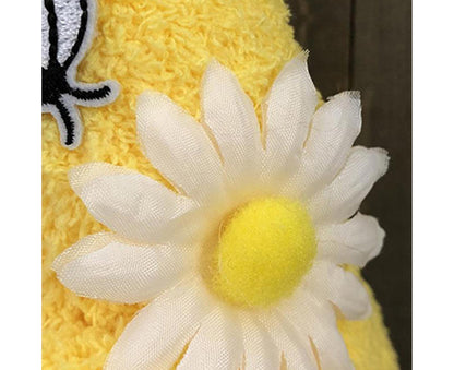 Doll Ornament Adorable Fine Workmanship Plush Bumble Bee Gnome Decoration for Home Desktop-Yellow V1263-JX-540