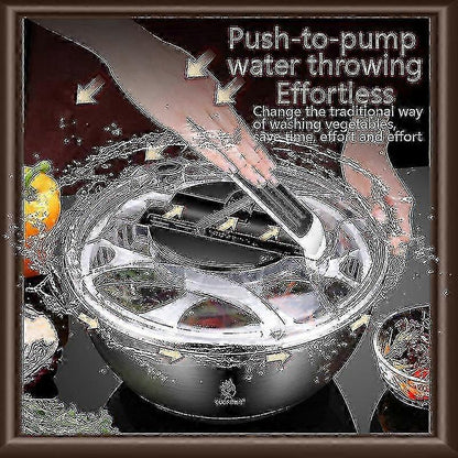 3.5L Salad Spinner Fruits & Vegetable Washer Dryer Kitchen Tool V1263-JX-5401