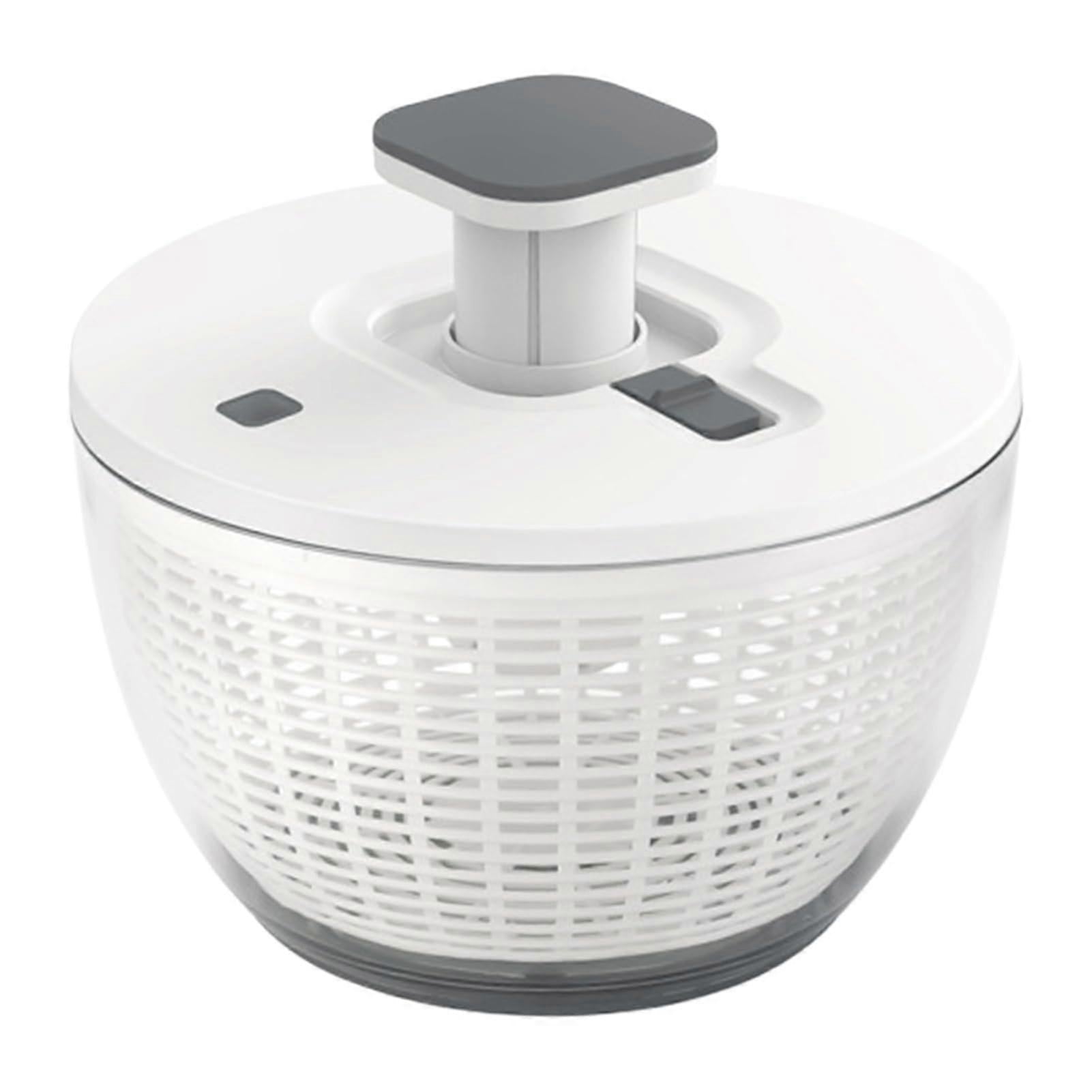 6L Salad Spinner with One-Hand Pump, Lettuce & Fruit Washer Dryer V1263-JX-5402