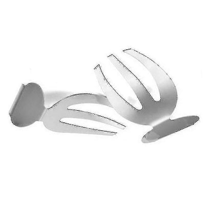2pcs Salad Claw Stainless Steel Salad Hands Serving Tools V1263-JX-5406