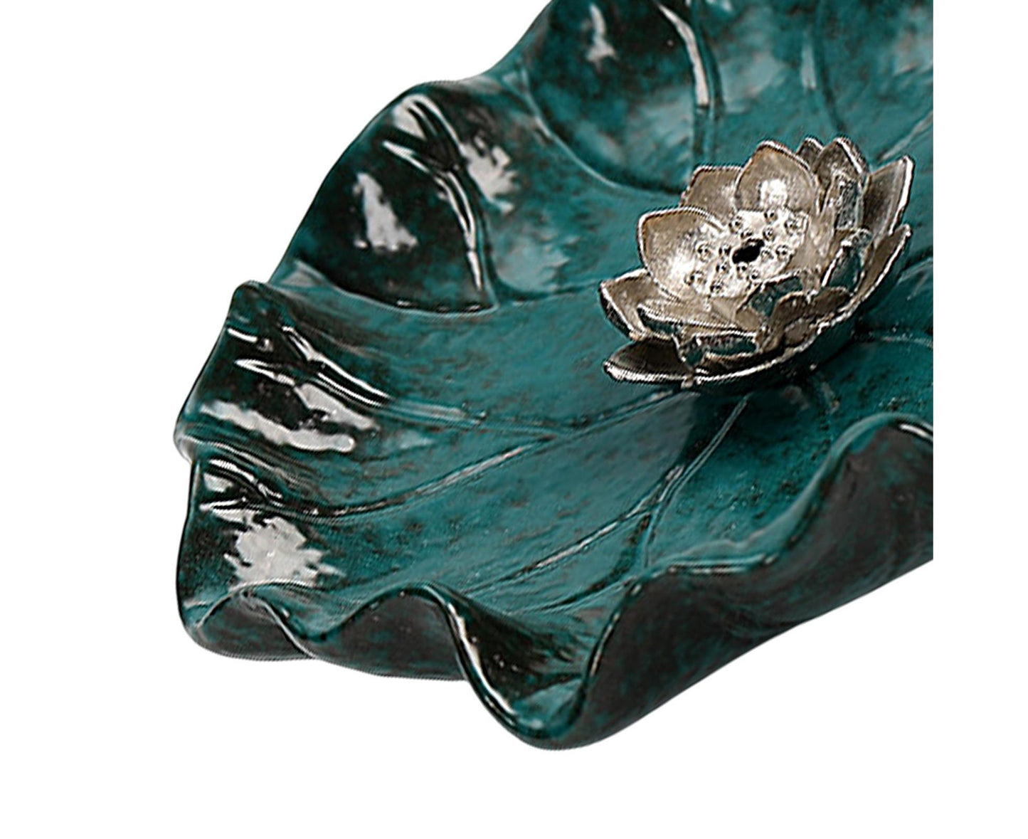 Lotus Leaf Mini Incense Holder for Teahouse-L V1263-JX-541