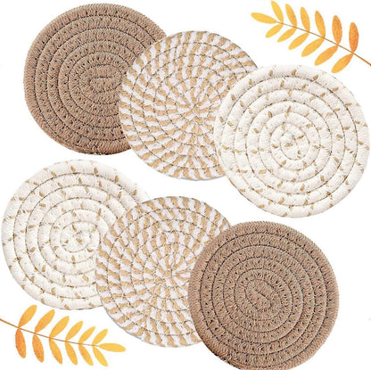 1pc Handmade Super Absorbent Drink Coaster V1263-JX-5412