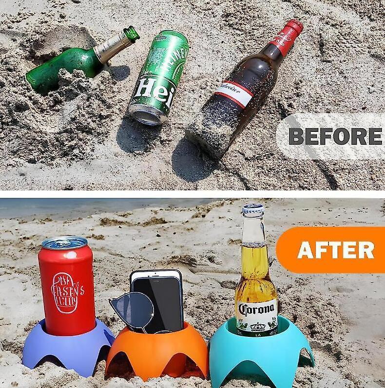 5pcs Beach Sand Drink Coasters Set V1263-JX-5420