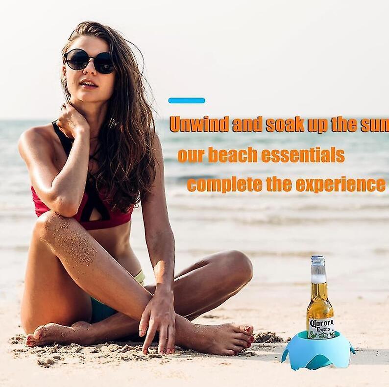 5pcs Beach Sand Drink Coasters Set V1263-JX-5420