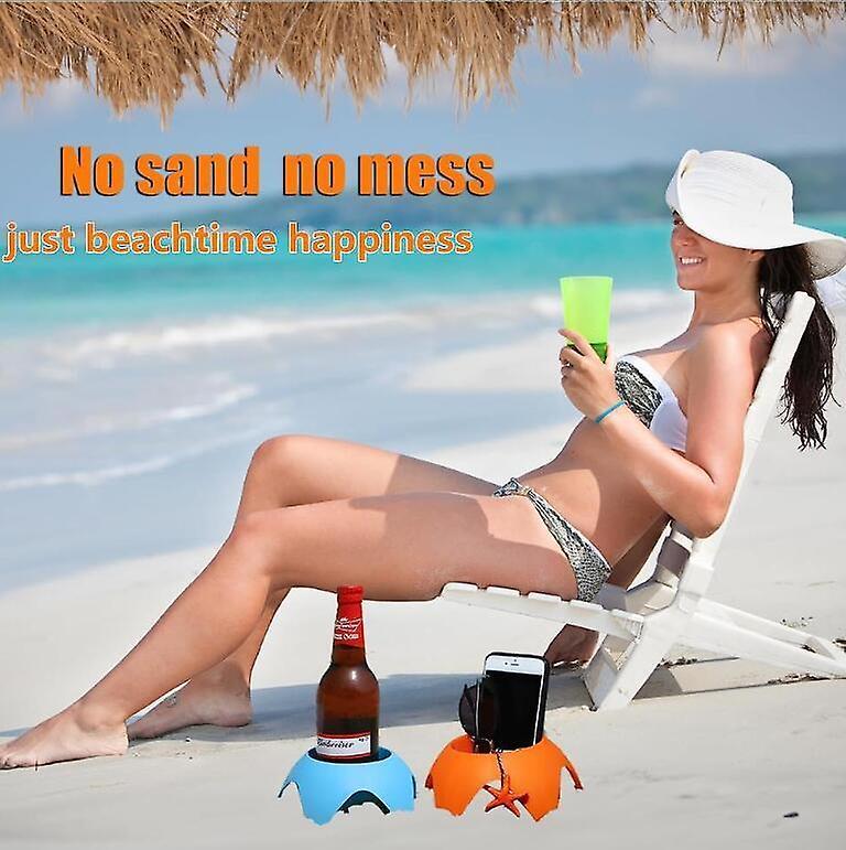 5pcs Beach Sand Drink Coasters Set V1263-JX-5420